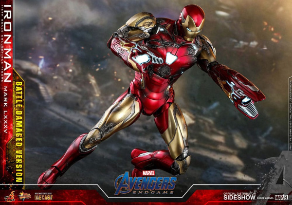 Avengers: Endgame Movie Masterpiece Diecast Action Figure 1/6 Iron Man Mark LXXXV (Battle Damaged Ve 12