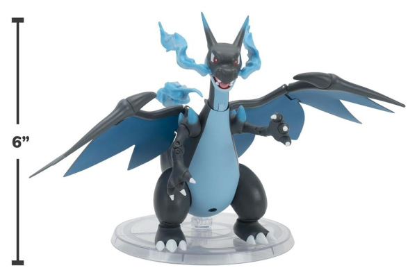 Pokémon Select Super-Articulated Figure Mega Charizard X 15 cm 4