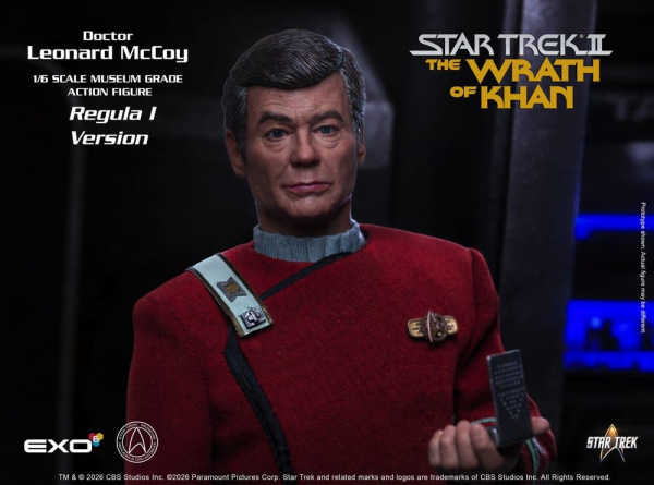 Star Trek II: The Wrath of Khan Action Figure 1/6 Dr. Leonard McCoy Regula I Version 30 cm 2