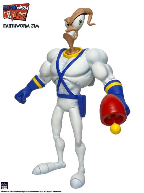 Earthworm Jim Action Figure Wave 1: Earthworm Jim & Snot 15 cm 7