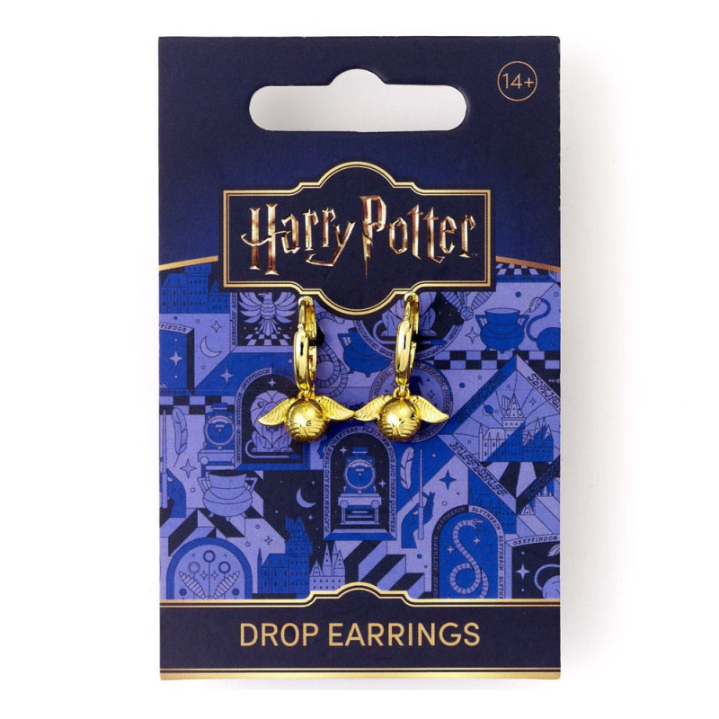 Harry Potter Earrings Golden Snitch (Golden Tone) 1