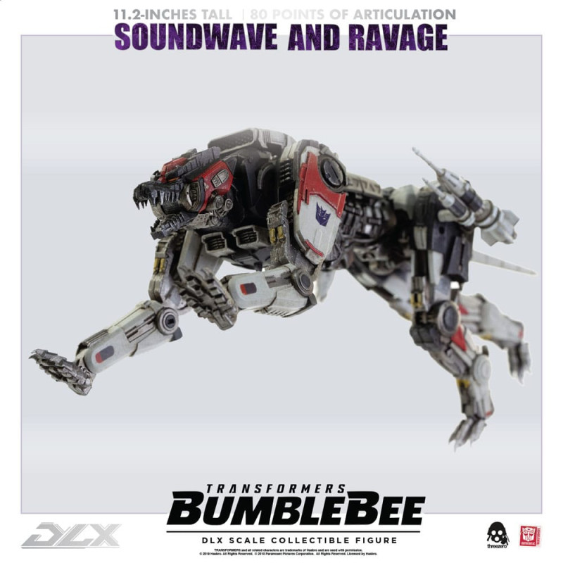 Transformers Bumblebee DLX Action Figure 2-Pack 1/6 Soundwave & Ravage 28 cm 9