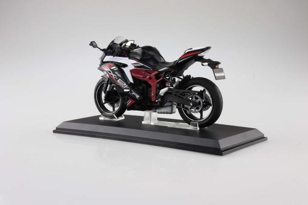 Diecast Bike Series Statue 1/12 Kawasaki Ninja ZX-25R Metallic Spark Black×Peal Flat Stardust White