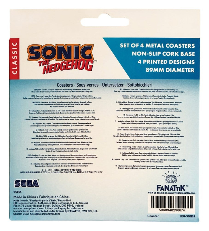 Sonic - The Hedgehog Coaster 4-Pack 2