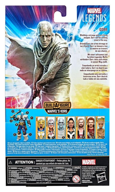 Thor: Love and Thunder Marvel Legends Series Action Figure 2022 Marvel's Korg BAF #2: Gorr 15 c