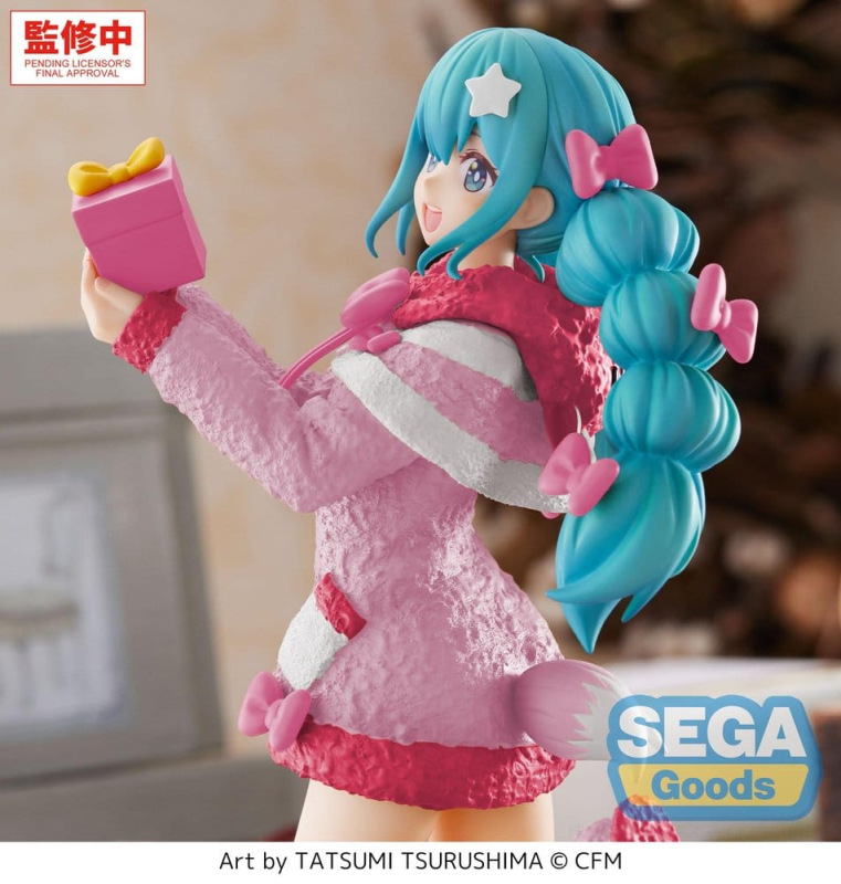 Hatsune Miku High Premium Figure PVC Figure Mokomoko Christmas Ver. 21 cm 3