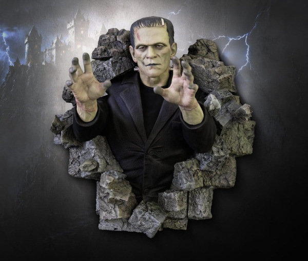 Frankenstein Wall Mount 1/1 Boris Karloff as Frankenstein's Monster 94 x 94 cm