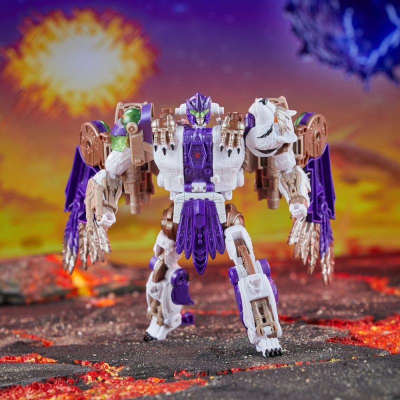 Transformers Generations Legacy United Leader Class Action Figure Beast Wars Universe Tigerhawk 19 c