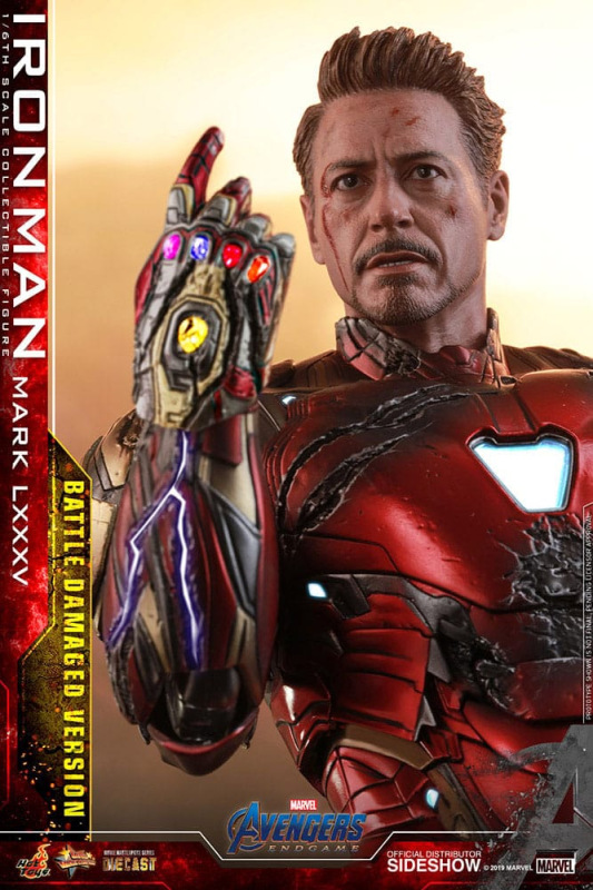 Avengers: Endgame Movie Masterpiece Diecast Action Figure 1/6 Iron Man Mark LXXXV (Battle Damaged Ve 8