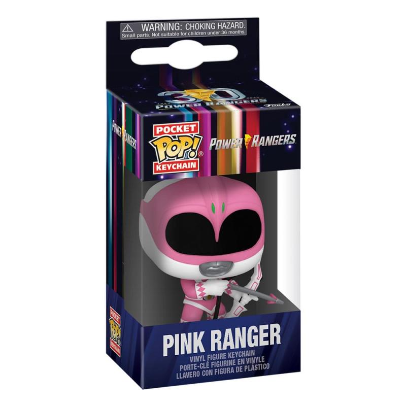 Power Rangers 30th POP! Vinyl Keychains 4 cm Pink Ranger Display (12)