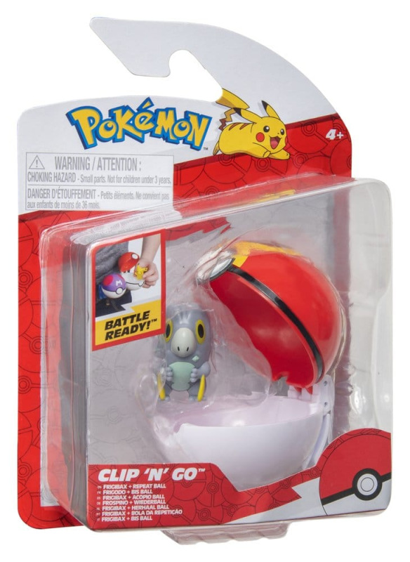Pokémon Clip 'n' Go Action Figure Wave 21 Frigibax & Repeat Ball 2