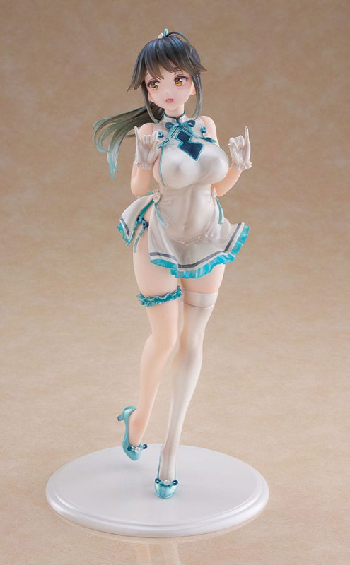 Avian Romance Pink Label 5 PVC Statue 1/6 Ponytail Girl: Qipao 29 cm 2