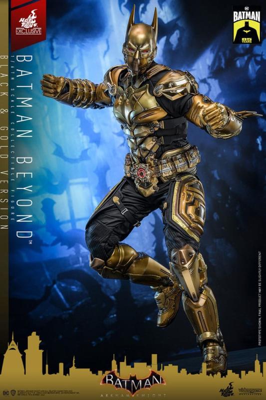 Batman: Arkham Knight Videogame Masterpiece Action Figure 1/6 Batman Beyond (Black & Gold Version) 3 7