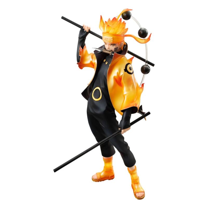 Naruto Shippuden G.E.M. Series PVC Statue Naruto Uzumaki Six Paths Sage Mode 15th Anniversary Ver. 2