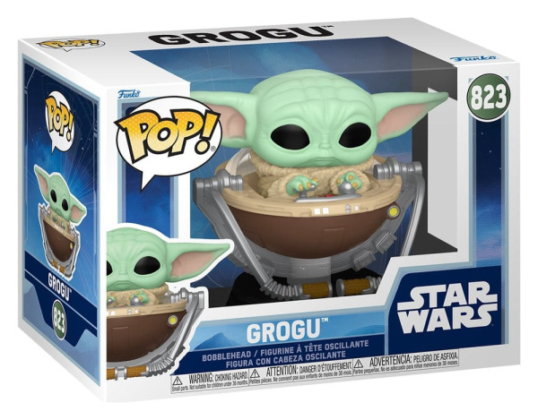 Star Wars: The Mandalorian and Grogu POP! Vinyl Bobblehead Figure Grogu in Pram 9 cm 1