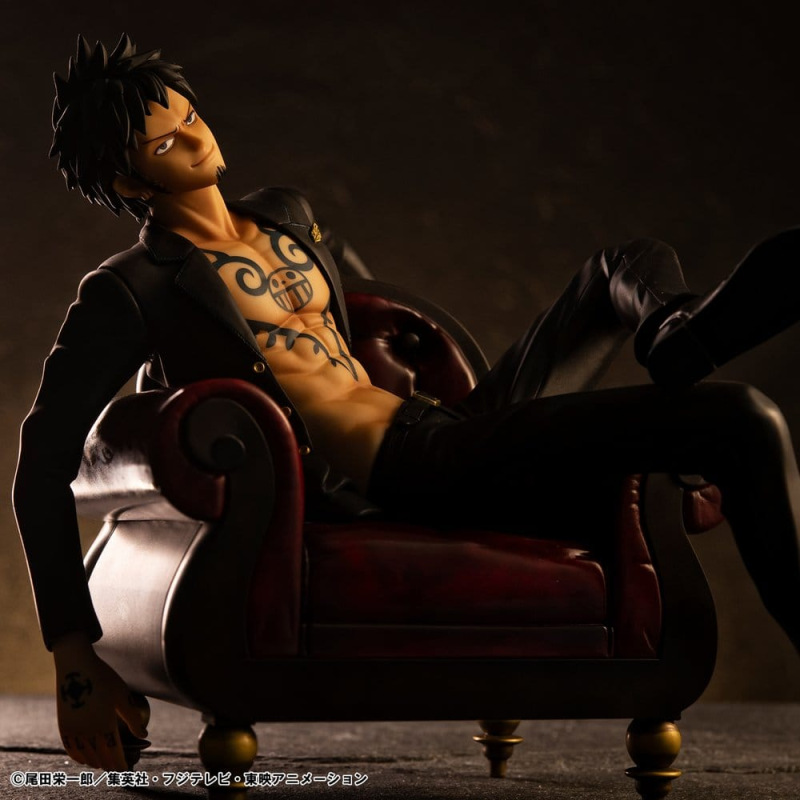 One Piece Portrait.Of.Pirates "S.O.C" PVC Figure Trafalgar Law Ver.R 6