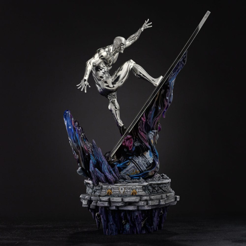 Marvel Comics Infinity Gauntlet Diorama Art Scale Statue 1/10 Silver Surfer Deluxe 36 cm 4