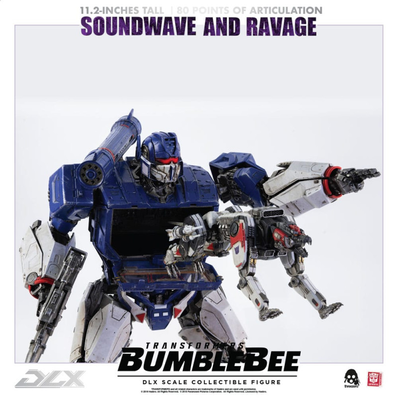 Transformers Bumblebee DLX Action Figure 2-Pack 1/6 Soundwave & Ravage 28 cm 7