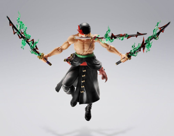One Piece S.H.Figuarts Action Figure Roronoa Zoro The King of Hell 15 cm 7