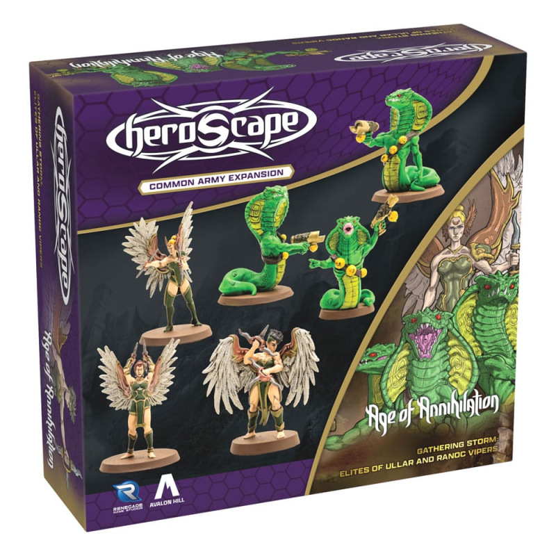 Heroscape Army Expansion Age of Annihilation Elites of Ullar & Ranoc Vipers (Common) *English Versio
