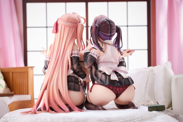 Original Character PVC Statues 1/5 2-Set Koho Miya & Otsuhane Fuwari illustration by Ninoude 18 cm 6