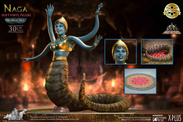 The 7th Voyage of Sinbad Soft Vinyl Statue Ray Harryhausen's Naga (Snake Woman) 31 cm 10
