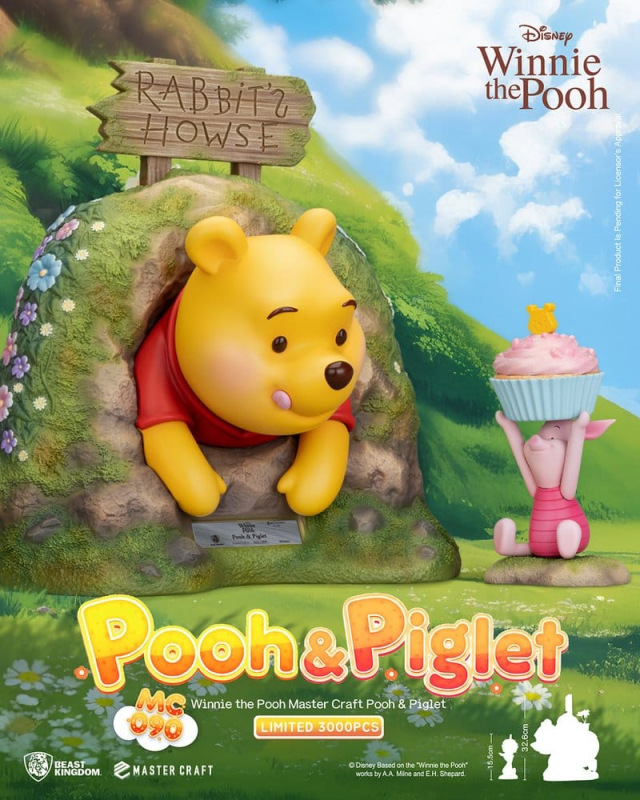 Disney Master Craft Statue Pooh & Piglet 33 cm 5