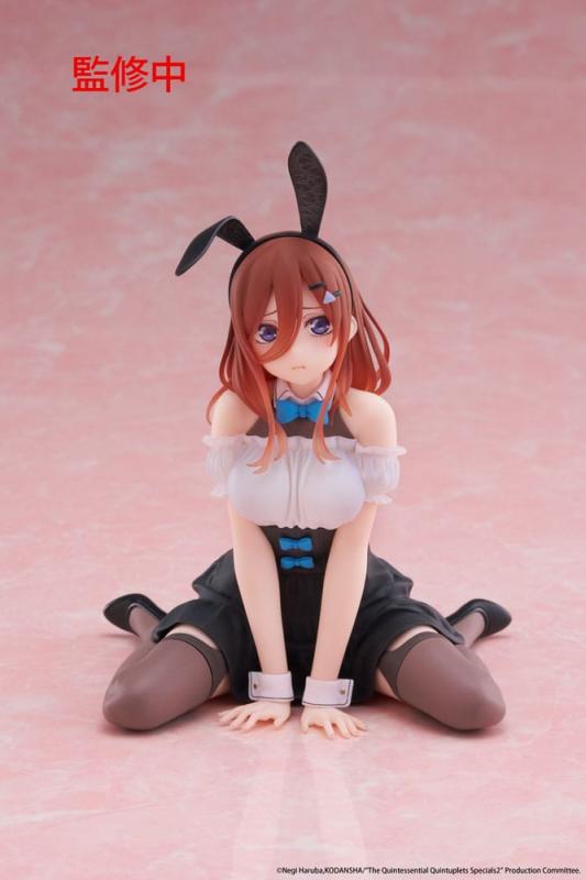 The Quintessential Quintuplets 3 PVC Statue Desktop Cute Figure Miku Nakano (Bunny Ver.) 13 cm 1