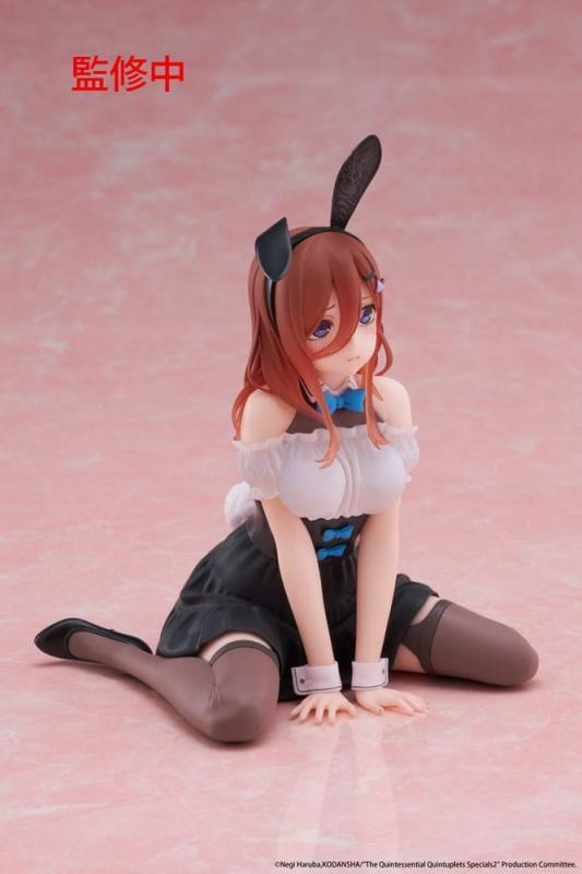 The Quintessential Quintuplets 3 PVC Statue Desktop Cute Figure Miku Nakano (Bunny Ver.) 13 cm 5