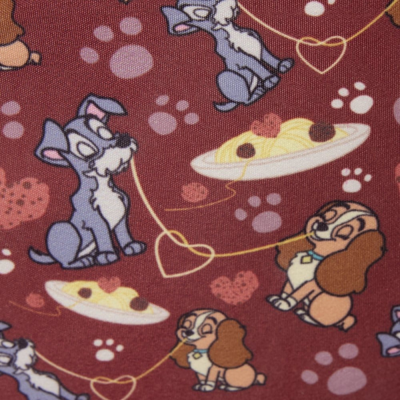 Disney by Loungefly Crossbody Lady & the Tramp Spaghetti Dinner 5