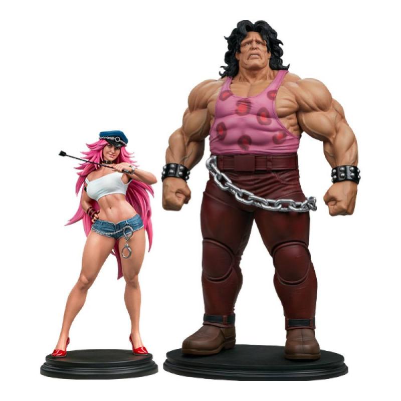 Street Fighter: Hugo & Poison 1/4 Statues Mad Gear Exclusive - Premium Collectibles Studio