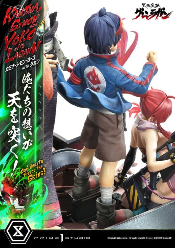 Gurren Lagann Ultimate Premium Masterline Series Statue 1/4 Kamina, Simon & Yoko with Lagann Deluxe