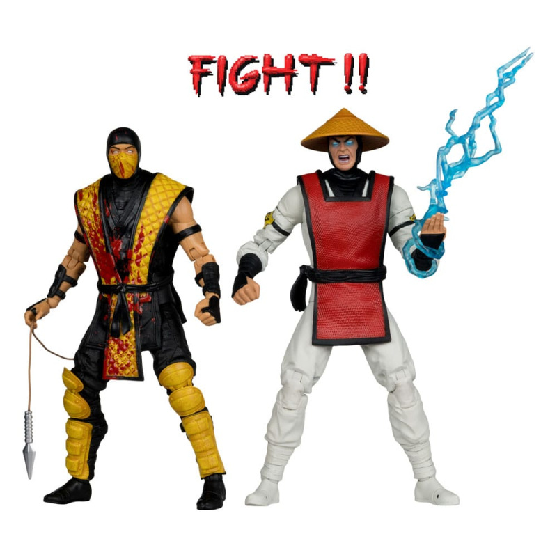 Mortal Kombat Action Figure 2-Pack Scorpion vs. Raiden (Klassics) 18 cm 1