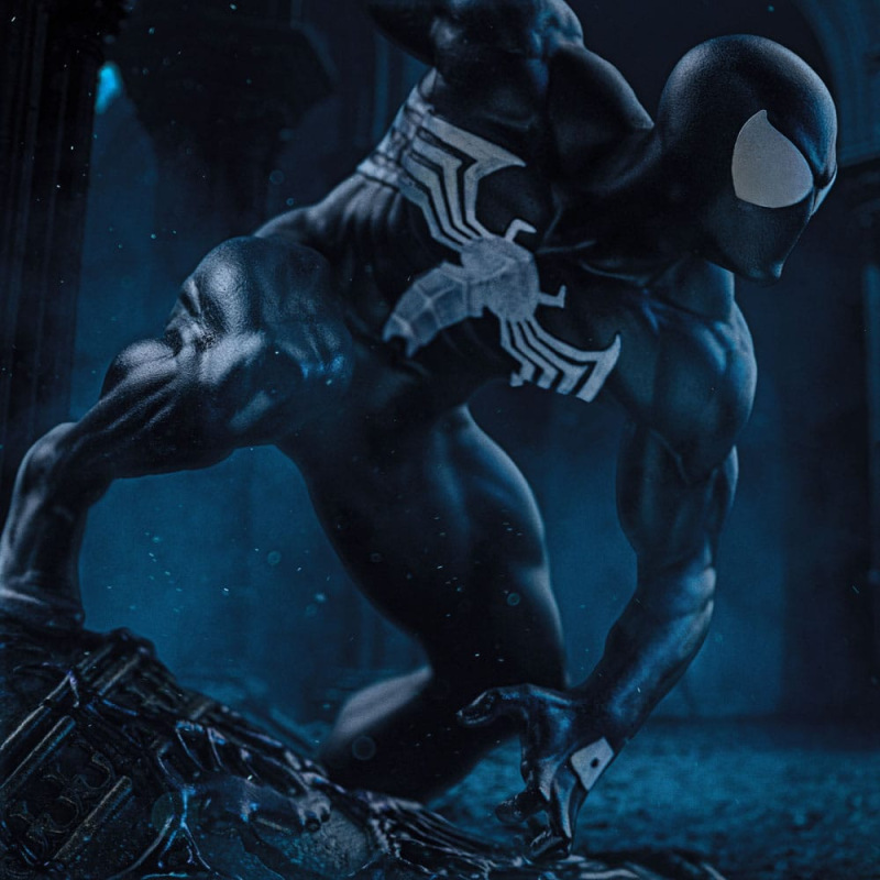 Marvel BDS Art Scale Statue 1/10 Spider-Man Black Costume 20 cm 5