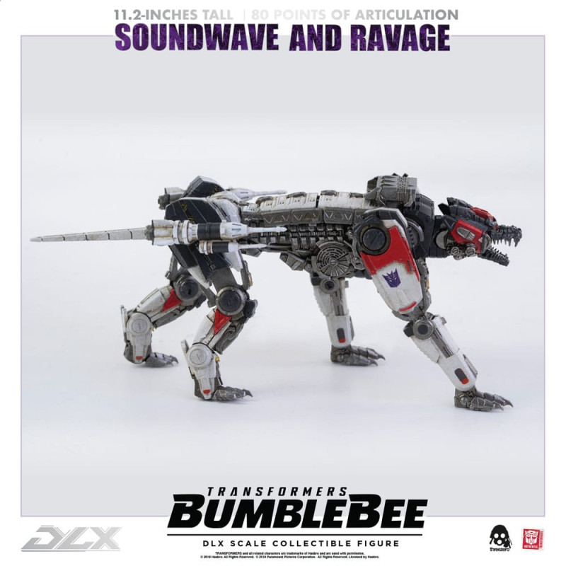 Transformers Bumblebee DLX Action Figure 2-Pack 1/6 Soundwave & Ravage 28 cm 10