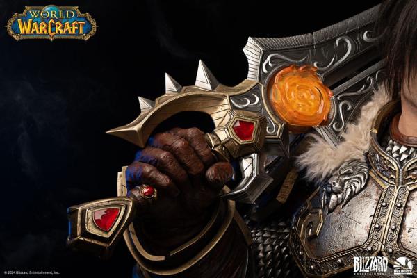 World of Warcraft Life Size Bust 1/1 Varian Wrynn 120 cm 5