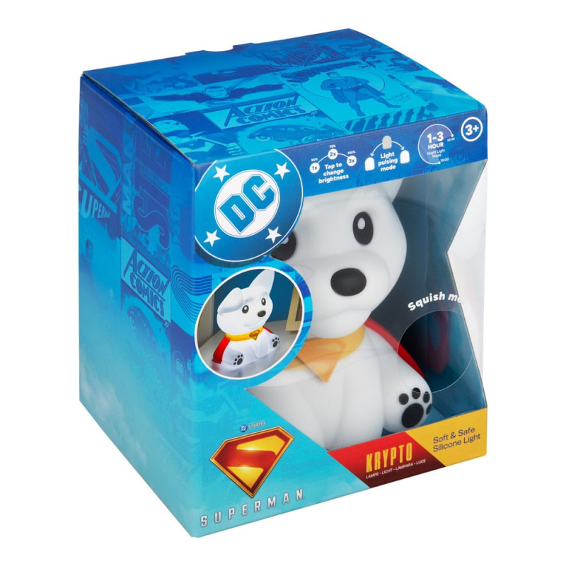 DC Comics Squishy Glo Silicon Light Superman Krypto 17 cm 3