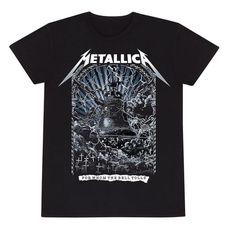 Metallica T-Shirt For Whom The Bells Toll Black Size L