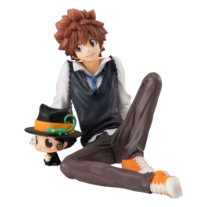 Katekyo Hitman Reborn! G.E.M. Series PVC Statue Tsuna & Reborn & Hibari & Hibird Palm Size Set 8 cm 3
