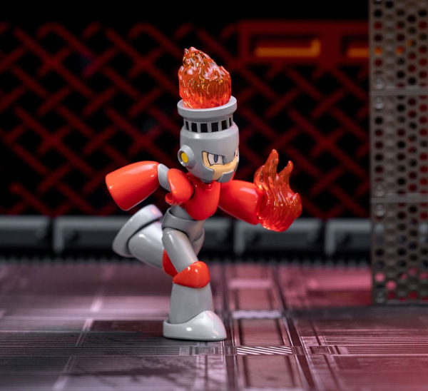 Mega Man Action Figure Fire Man 11 cm 3