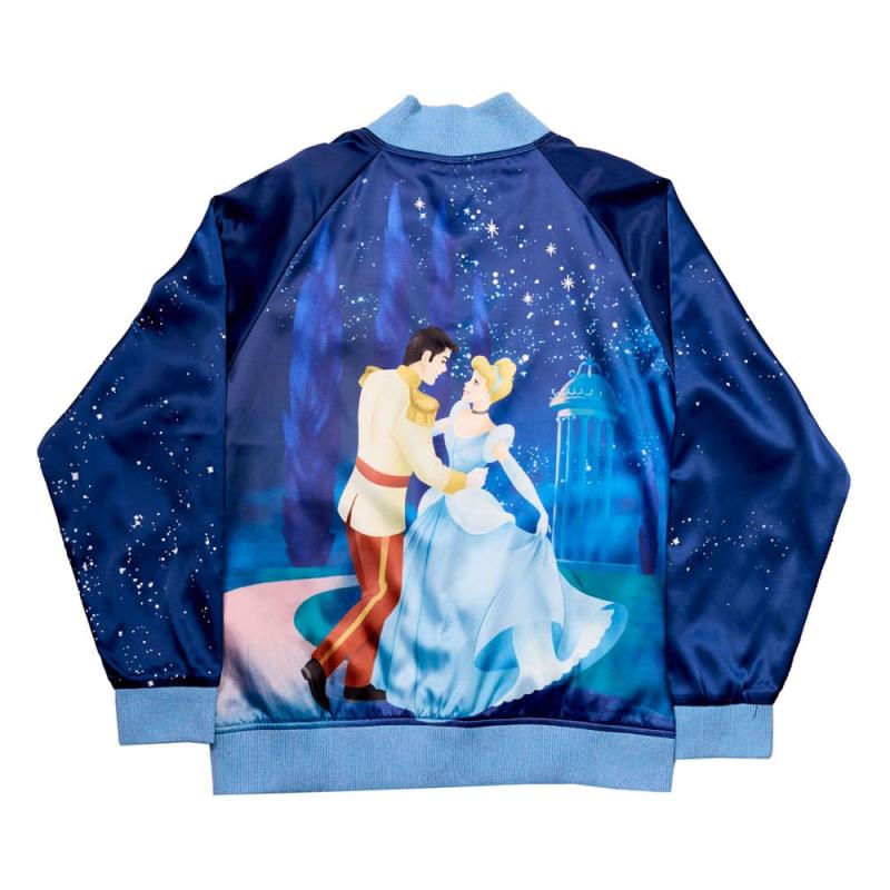 Disney by Loungefly Bomber Jacket Cinderella 75th Anniversary Size L 1