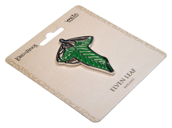 Lord of the Rings Magnet Elven Leaf (Enamel) 4 cm 1