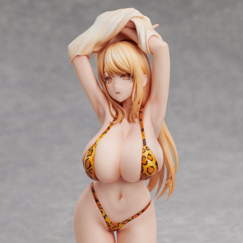 POPQN Illustration PVC Statue Leopard print Swimsuit 21 cm