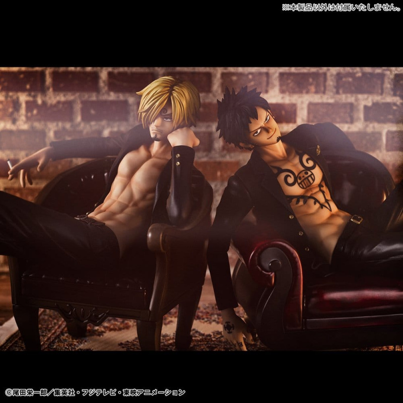 One Piece Portrait.Of.Pirates "S.O.C" PVC Figure Trafalgar Law Ver.R 7