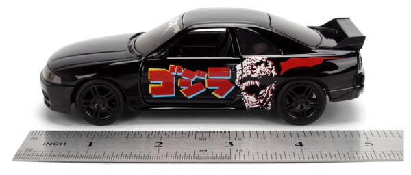 Godzilla Diecast Model 1:32 Nissan Skyline GT-R R33 Assortment (6) 10