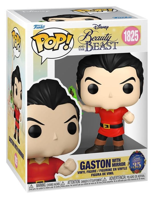 Beauty and the Beast POP! Disney Vinyl Figure Gaston w/Mirror 9 cm 1