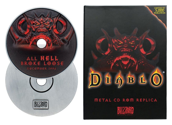 Diablo Replica 30th Anniversary CD-ROM Limited Edition 11 cm 10