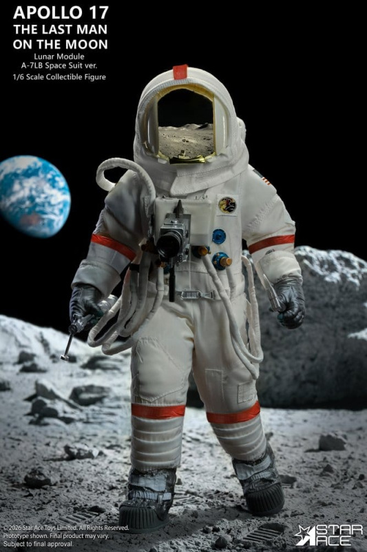 NASA Apollo 17 Action Figure 1/6 The Last Man on the Moon 30 cm 8