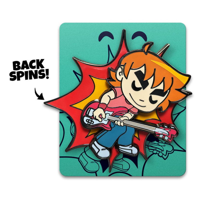 Scott Pilgrim Pin Badge Scott Playing Guitar 5 cm 1