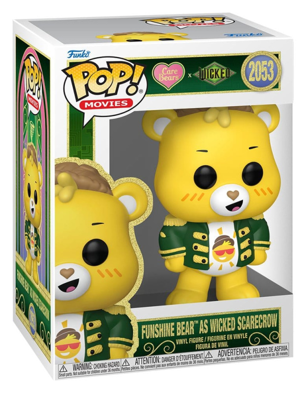 Wicked x Care Bears POP! Vinyl Figure Funshine Bear Scarecrow 9 cm 1
